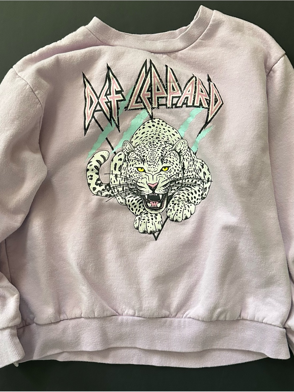Def Leppard Kids' Lavender Graphic Sweatshirt